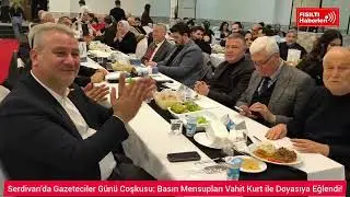 Sakarya Serdivan’da 10 Ocak Gazeteciler Günü Coşkusu Vahit Kurt İle Urfa Sıra Gecesi damga vurdu!​