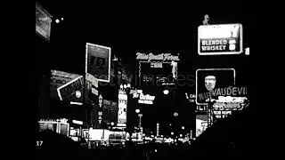 [1945-1946] New Year's Eve in Times Square Ball Drop (Real Footage) (With NBC Audio)