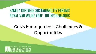 Royal Van Wijhe Verf | Crisis Management: Challenges and Opportunities