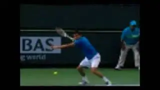 Dimitrov Forehand, Front View