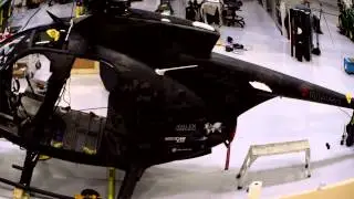 MultiCam: MultiCam Black Vinyl Wrap on the Dillon Aero Little Bird