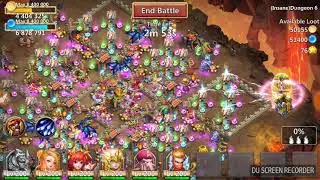 AMAZING anubis wargod 4/8 solo insane 6.7 f2p ||GAMEPLAY CASTLE CLASH