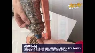 Jednoduch&eacute; krm&iacute;tko pro pt&aacute;čky z plastov&eacute; lahve