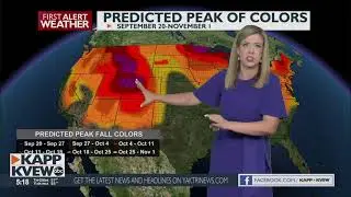 Western drought may bring an earlier peak to fall colors of leaves this year.