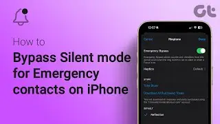 How To Bypass Silent mode for Emergency Contacts on iPhone | Customise Silent Mode on iOS!