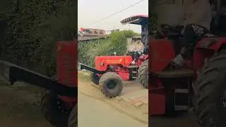 Mahindra 475DI  Full Modified Tractor with monster tyres #shorts