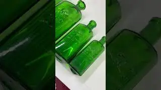Killer set of KT-21 antique German poison bottles.