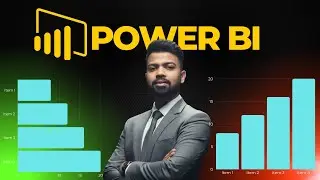My First Power BI Report! 🔥 | Bar vs Column Chart (Class 2)