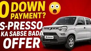 0 Down Payment? 😳 S-Presso Taxi Offer 2025 | ₹1000 Booking Only #CommercialTaxi