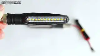 Motorcycle Led Turn Signals Directional Indicators Flashing Rear Tail Bra