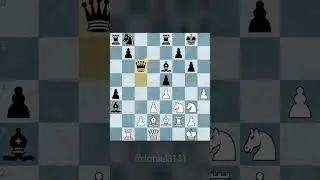 Sicilian Defense: Deferred Wing Gambit. #chess #shorts