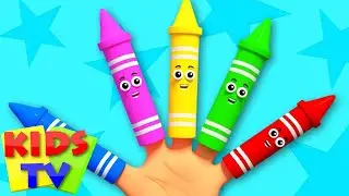 Crayons Finger Family | 3D Nursery Rhymes