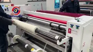 SLD-4112A Fiberglass Mesh Roll Slitter Rewinder | Roll to Roll Slitting Machine
