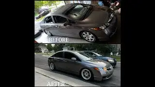 PUTTING RPF1s ON THE HONDA CIVIC WHAT YALL THINK👀