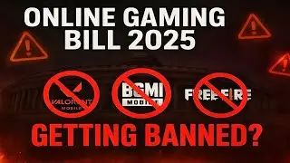 Valorant Mobile BANNED in India? | Online Gaming Bill 2025 Explained (BGMI & Free Fire Too!)