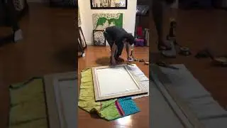 How to frame your painting and ready to hang