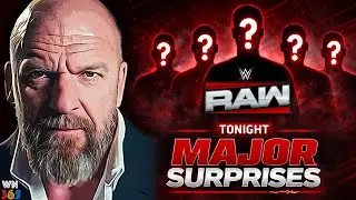 5 КРУПНЫХ СЮРПРИЗОВ СЕГОДНЯ ВЕЧЕРОМ НА WWE RAW!