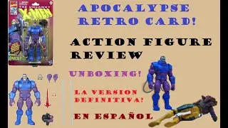 Apocalypse retro card Marvel legends review en espa&ntilde;ol!