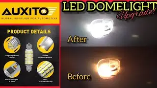 LED Dome Light Bulb Install | Mercury Milan & 79 F150 | AUXITO 578 Bulb Review!