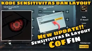 KODE SENSITIVITAS COFFIN TERBARU DAN LAYOUT COFFIN TERBARU | Sensitivitas Pubg Mobile Terbaik