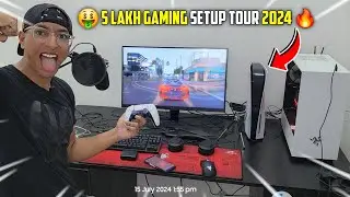 My 5 Lakh Gaming Setup Tour 2024 🤑🔥 - Bugwheel