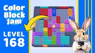 Color Block Jam Level 168 Solution Walkthrough