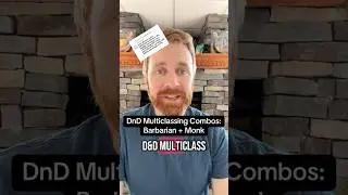 Мультиклассирование Варвара и Монаха из DnD?