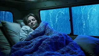 Rain in Car for Sleep 🚗 Soothing ASMR to Relax, Unwind & Fall Asleep Fast