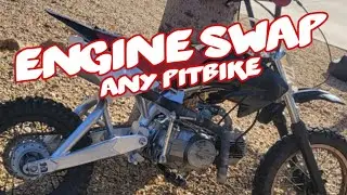 Need more power? HOW TO: Engine swap a PIT BIKE