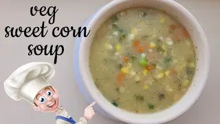 Veg sweet corn soup recipe | Restaurant style sweet corn soup recipe in hindi-Eng (subs)