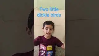 Two little dickie birds #funny #viral #youtuber #youtubeshorts #kidslearning #einglish #