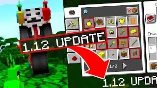 NEW Minecraft 1.12 UPDATE GAMEPLAY!! // NEW PARROTS MOB + CRAFTING BOOK (MCPE 1.12 / PC)