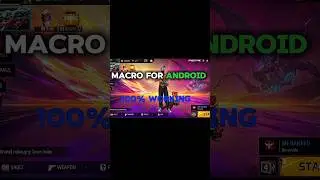 macro for android devices 😈🗿#shortsfeed #freefire #macro #android #shorts