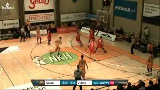 Daniel Bailey Amazing Reverse Layup | BC Nokia vs. Vilpas | 10.1.2015
