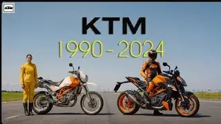 The Evolution of kTM motorcycle 🏍️🏍️#ktmduke 