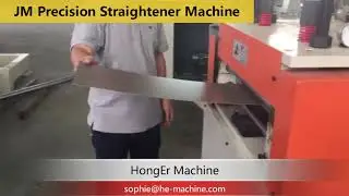 High Precision Straightener Machine: Testing For Aluminium Steel Sheet