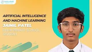 Meet Jainil Patel, from Delhi Private School, Dubai - the top performer in the AI & ML Internship! 💡