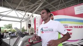 AHM I 2015  36 Hour Run on Treadmill by Arun Bhardwaj & Expo