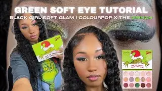  HOLIDAY GLAM FOR BLACK WOMEN | THE GRINCH x COLOURPOP | BEAUTY GIFTS FOR HER 🎄