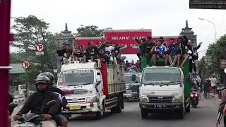 BERAPAKAH JUMLAH SUPORTER SEMARANG FANS yang AWAY ke Std. MANAHAN SURAKARTA?