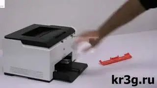Установка картриджа CE310A в принтер HP LaserJet 1025