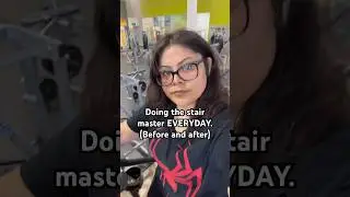 Doing the stair master EVERYDAY results (before and after) / fat loss #weightloss #fatloss