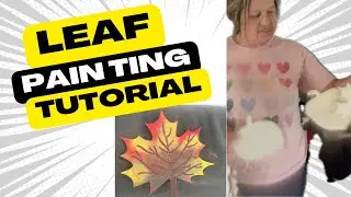 DIY Painted Wooden Fall Leaf | Easy wood Craft Idea 🍂