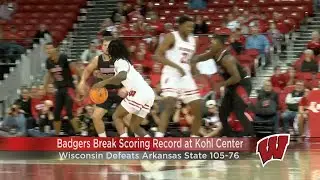 Wisconsin scores most points ever at the Kohl Center in season opener