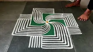 Easy thaipoosam padikolam designs| Simple muggulu designs| easy rangoli designs| Beginners kolam