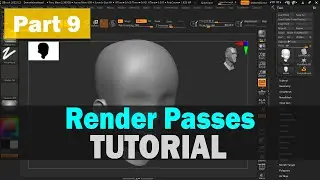 Tutorial Zbrush Clase #9 Render Passes