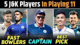 Duleep Trophy 2025: 5 J&K Players In North Zone Playing 11 | Yudhvir Singh | Yash Dhull