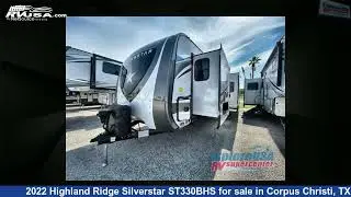 Magnificent 2022 Highland Ridge Silverstar Travel Trailer RV For Sale in Corpus Christi, TX