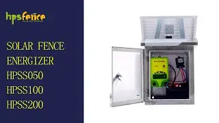 Solar fence energizer