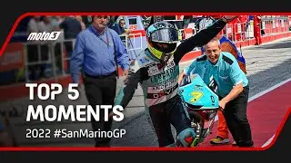 Top 5 Moto3&trade; Moments |&nbsp;2022 #SanMarinoGP